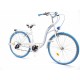 Miejski rower damski DALLAS 28 6 biegów damka biało-niebieski