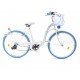 Miejski rower damski DALLAS 28 6 biegów damka biało-niebieski