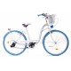 Miejski rower damski DALLAS 28 6 biegów damka biało-niebieski