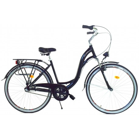 Rower Dallas City Alu 28″ 3spd – czarny